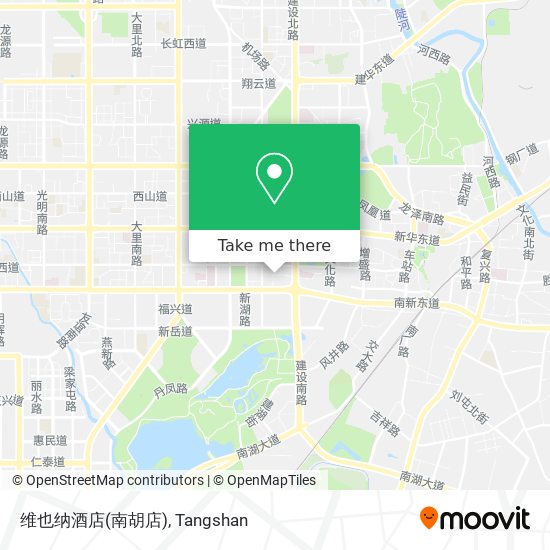维也纳酒店(南胡店) map