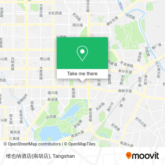 维也纳酒店(南胡店) map