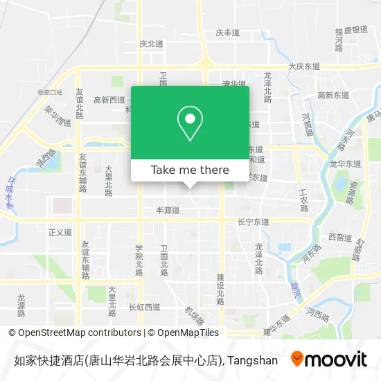 如家快捷酒店(唐山华岩北路会展中心店) map
