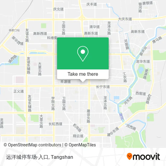 远洋城停车场-入口 map