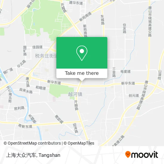 上海大众汽车 map