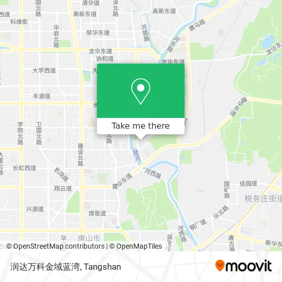 润达万科金域蓝湾 map
