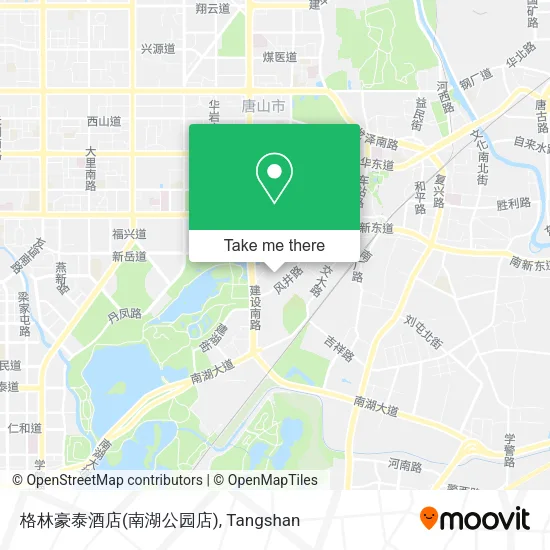 格林豪泰酒店(南湖公园店) map