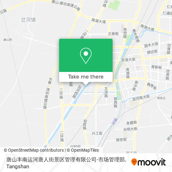 唐山丰南运河唐人街景区管理有限公司-市场管理部 map