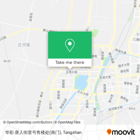 华彩·唐人街壹号售楼处(南门) map