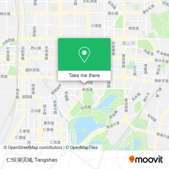 仁恒湖滨城 map