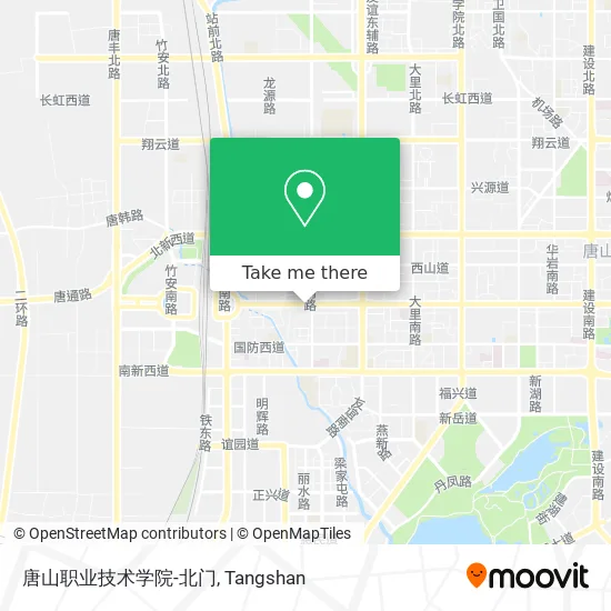 唐山职业技术学院-北门 map
