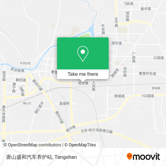 唐山盛和汽车养护站 map