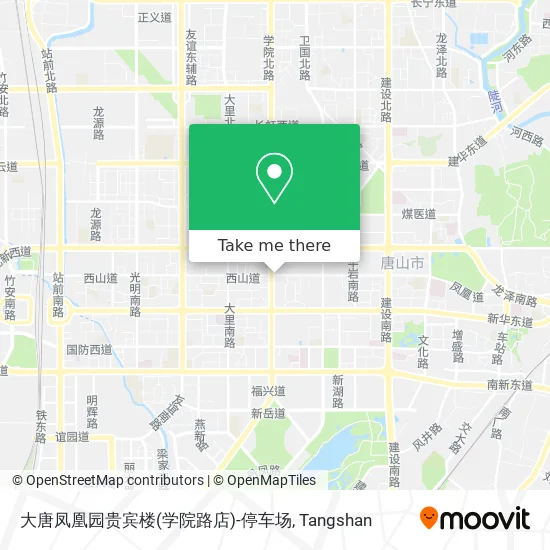 大唐凤凰园贵宾楼(学院路店)-停车场 map