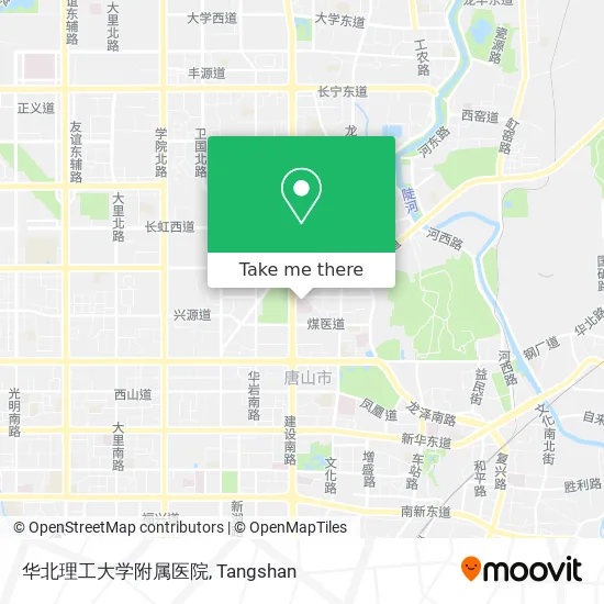 华北理工大学附属医院 map