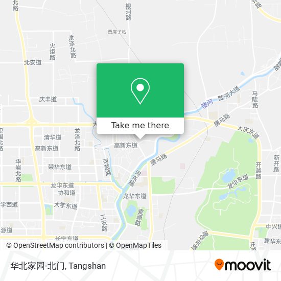 华北家园-北门 map