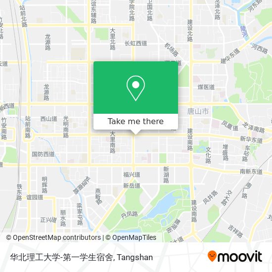 华北理工大学-第一学生宿舍 map