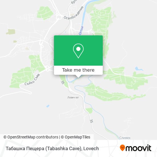 Табашка Пещера (Tabashka Cave) map