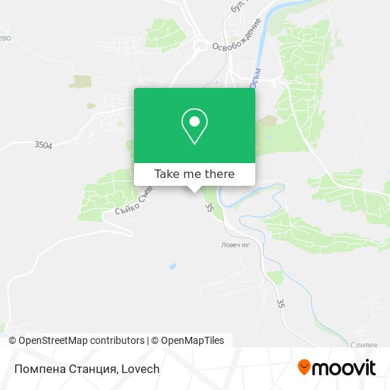 Помпена Станция map
