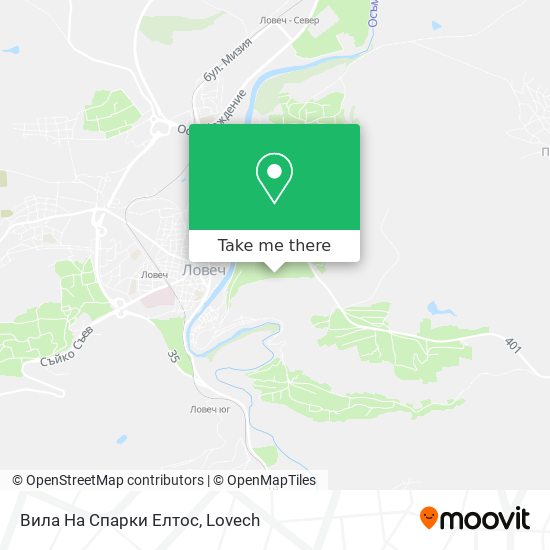 Вила На Спарки Елтос map