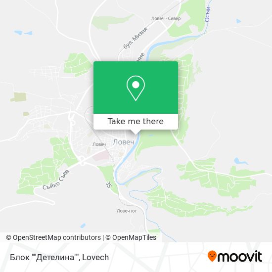 Блок ""Детелина"" map