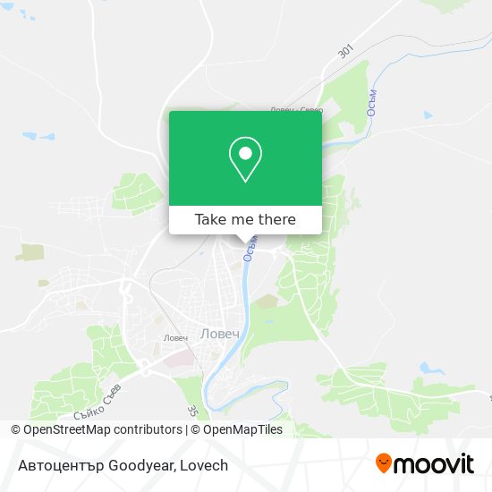 Автоцентър Goodyear map