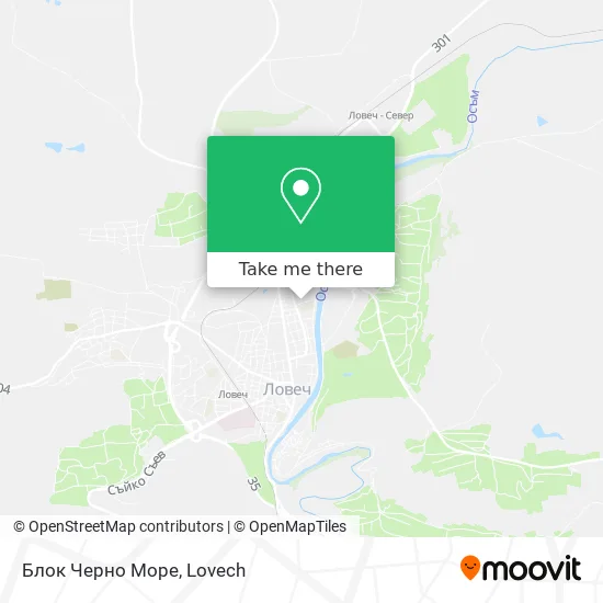 Карта Блок Черно Море