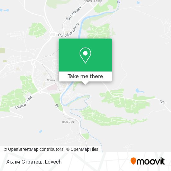 Хълм Стратеш map