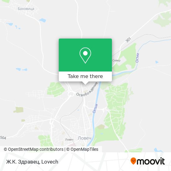 Ж.К. Здравец map