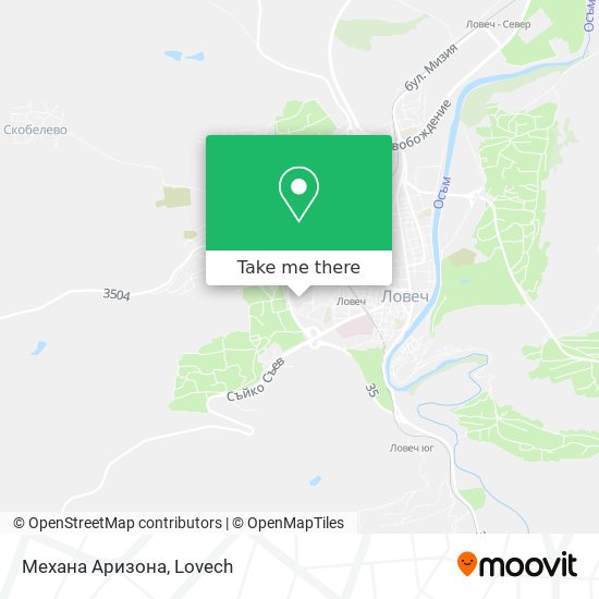 Механа Аризона map