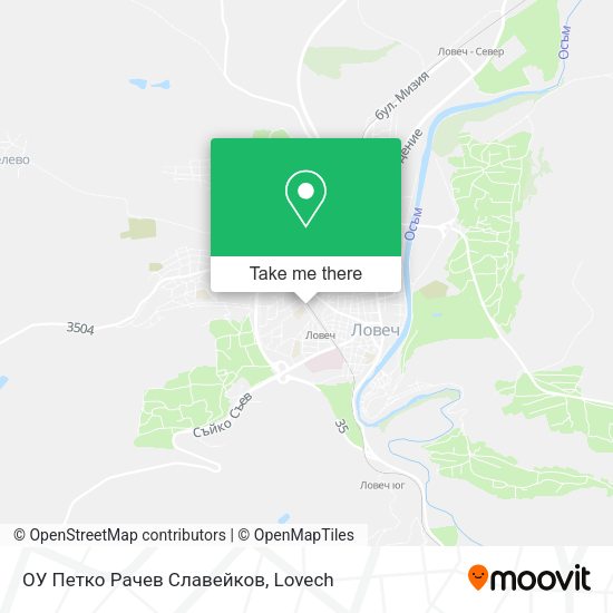 ОУ Петко Рачев Славейков map