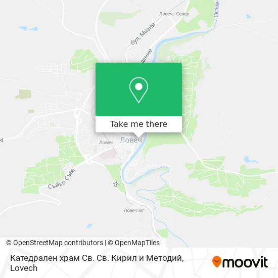 Катедрален храм Св. Св. Кирил и Методий map
