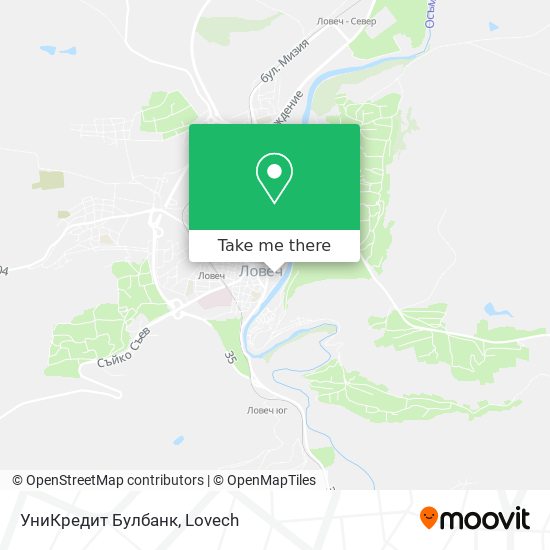 УниКредит Булбанк map