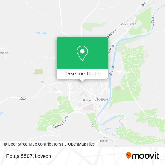 Поща 5507 map