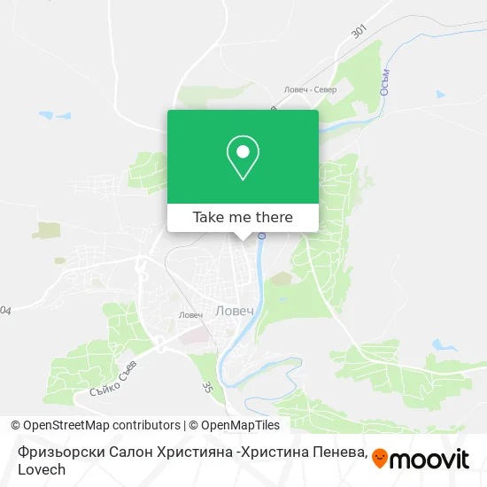 Фризьорски Салон Християна -Христина Пенева map