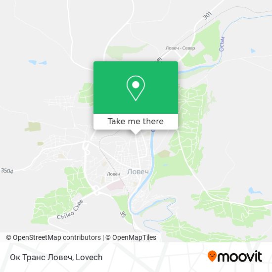 Ок Транс Ловеч map