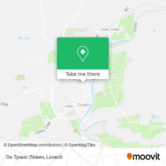 Карта Ок Транс Ловеч