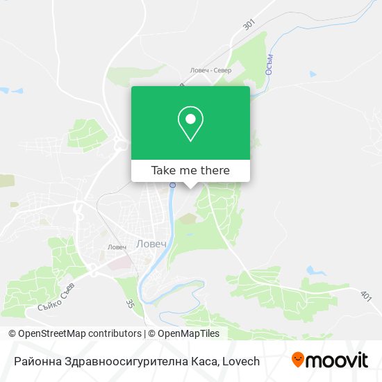 Районна Здравноосигурителна Каса map
