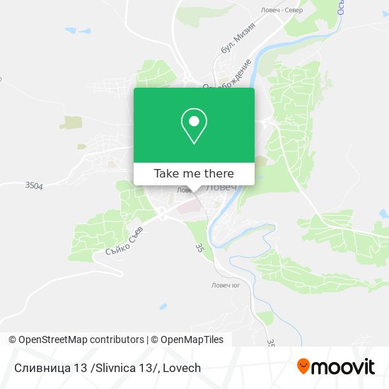 Сливница 13 /Slivnica 13/ map
