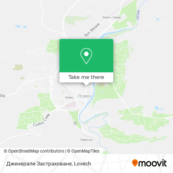 Карта Дженерали Застраховане