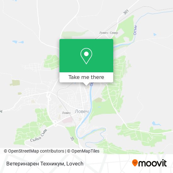 Ветеринарен Техникум map