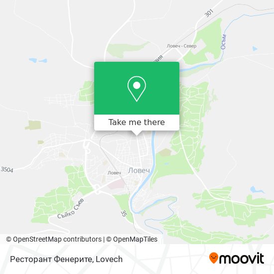Ресторант Фенерите map