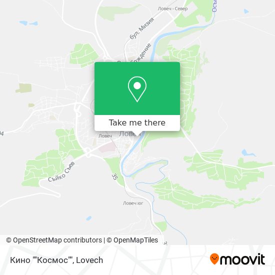 Кино ""Космос"" map