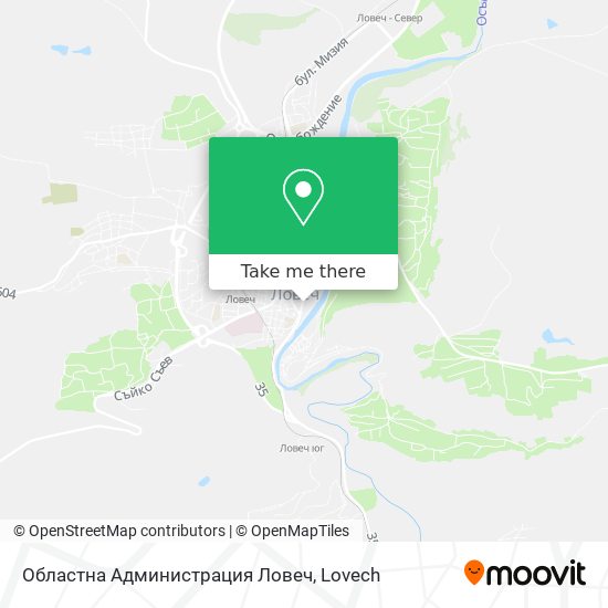 Областна Администрация Ловеч map