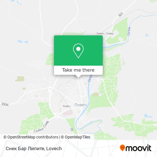 Снек Бар Липите map