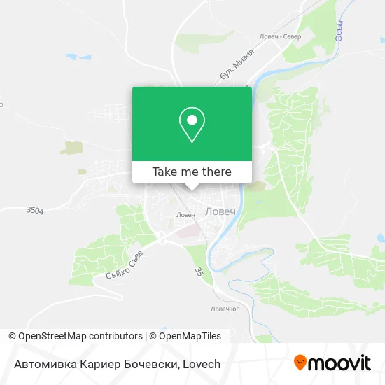 Автомивка Кариер Бочевски map