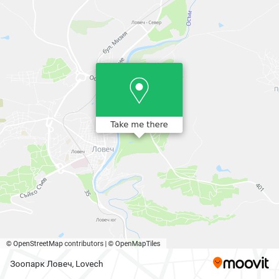 Зоопарк Ловеч map