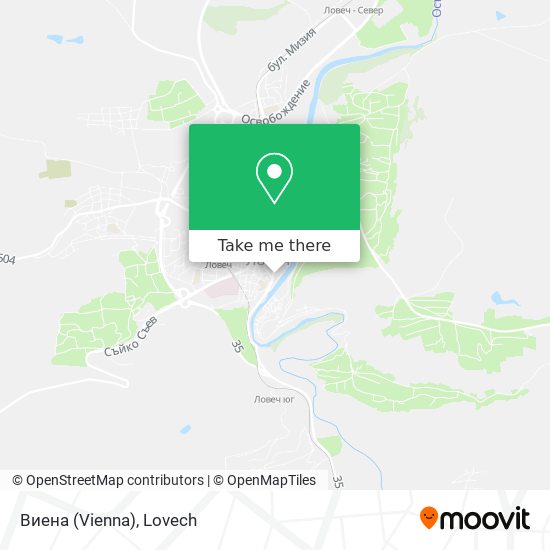 Виена (Vienna) map