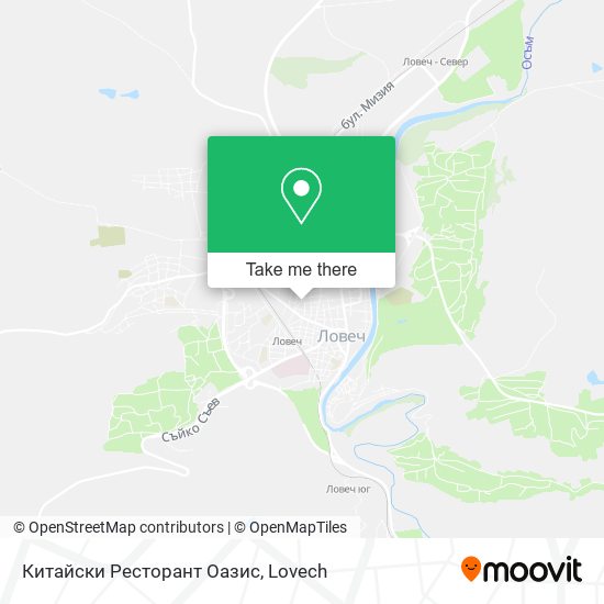 Китайски Ресторант Оазис map
