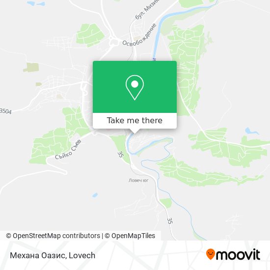 Механа Оазис map