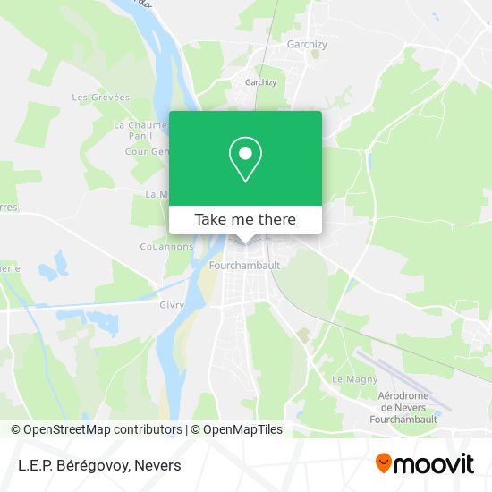L.E.P. Bérégovoy map