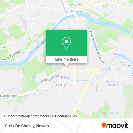 Croix De Challuy map