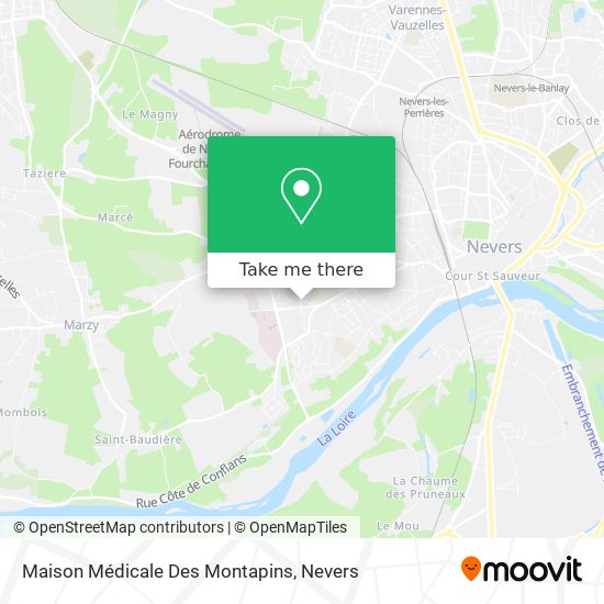 Mapa Maison Médicale Des Montapins
