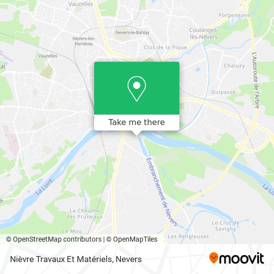 Mapa Nièvre Travaux Et Matériels