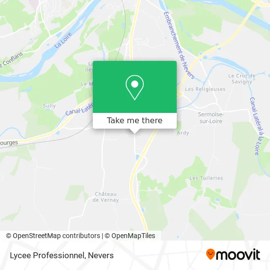 Lycee Professionnel map